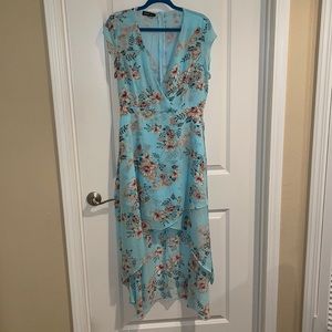 Blue Floral Dress
